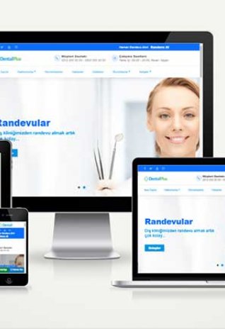 Diş Hekimi / Diş Kliniği Web Paketi Dentalplus v5.0